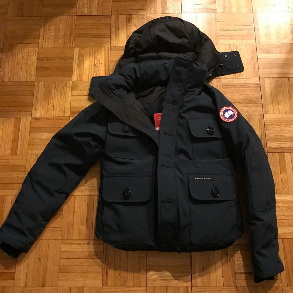 Canada Goose Selkirk Blue Mens Parka Jacket Size M